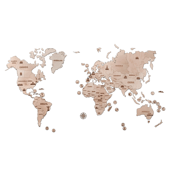 World Map XXL size