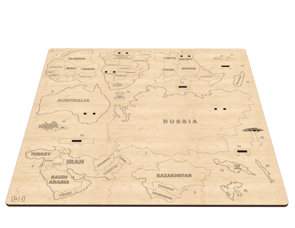 Board 2 — World Map L size