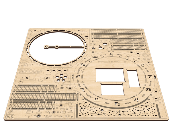 Board 2 — Kinetic Clock: Zodiac
