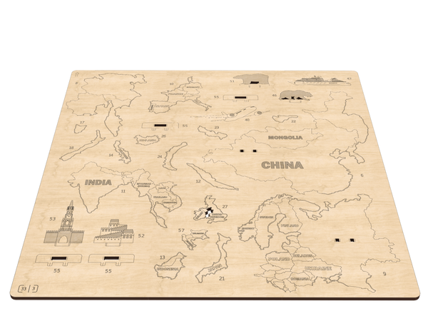 Board 3 — World Map L size