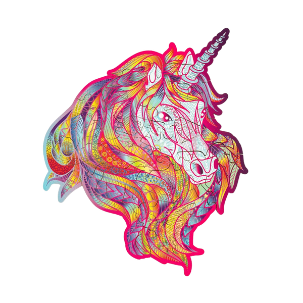 Blue Blaze Unicorn (mini color puzzle)
