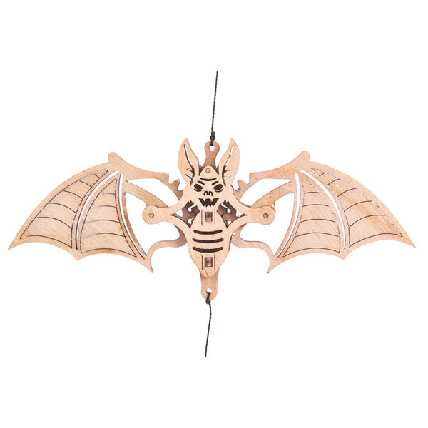 Set-of-Mini-3D-Puzzles-№2---Bat,-Angel,-Skull,-Pumpkin-from-WoodTrick